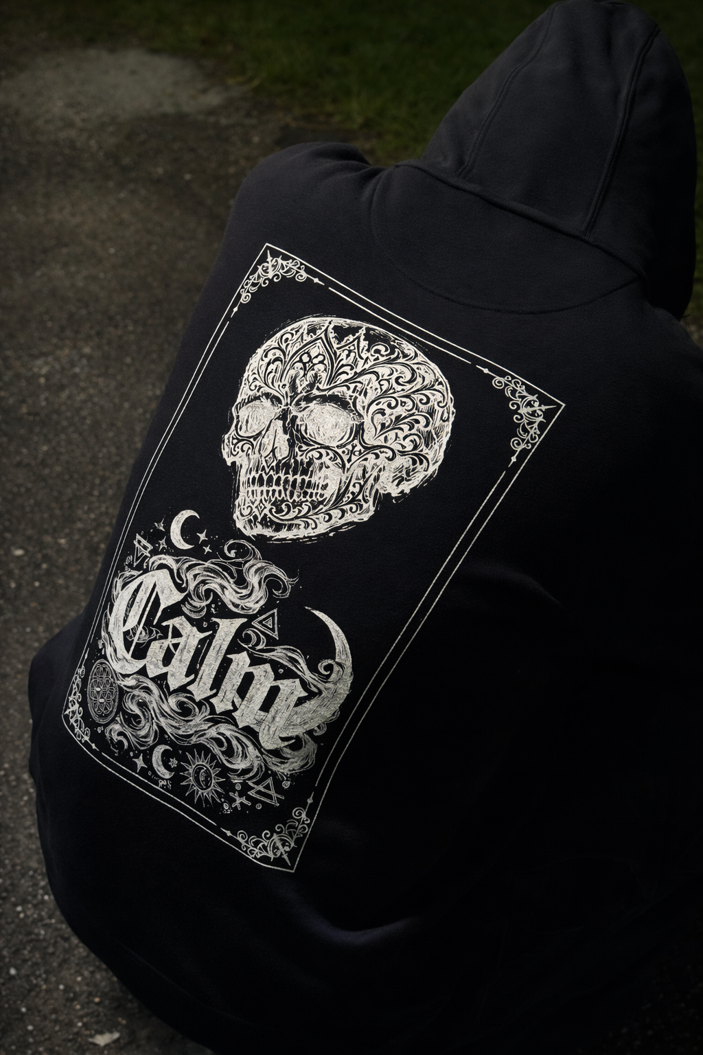 The Calm Presence Hoodie | Midnight Black