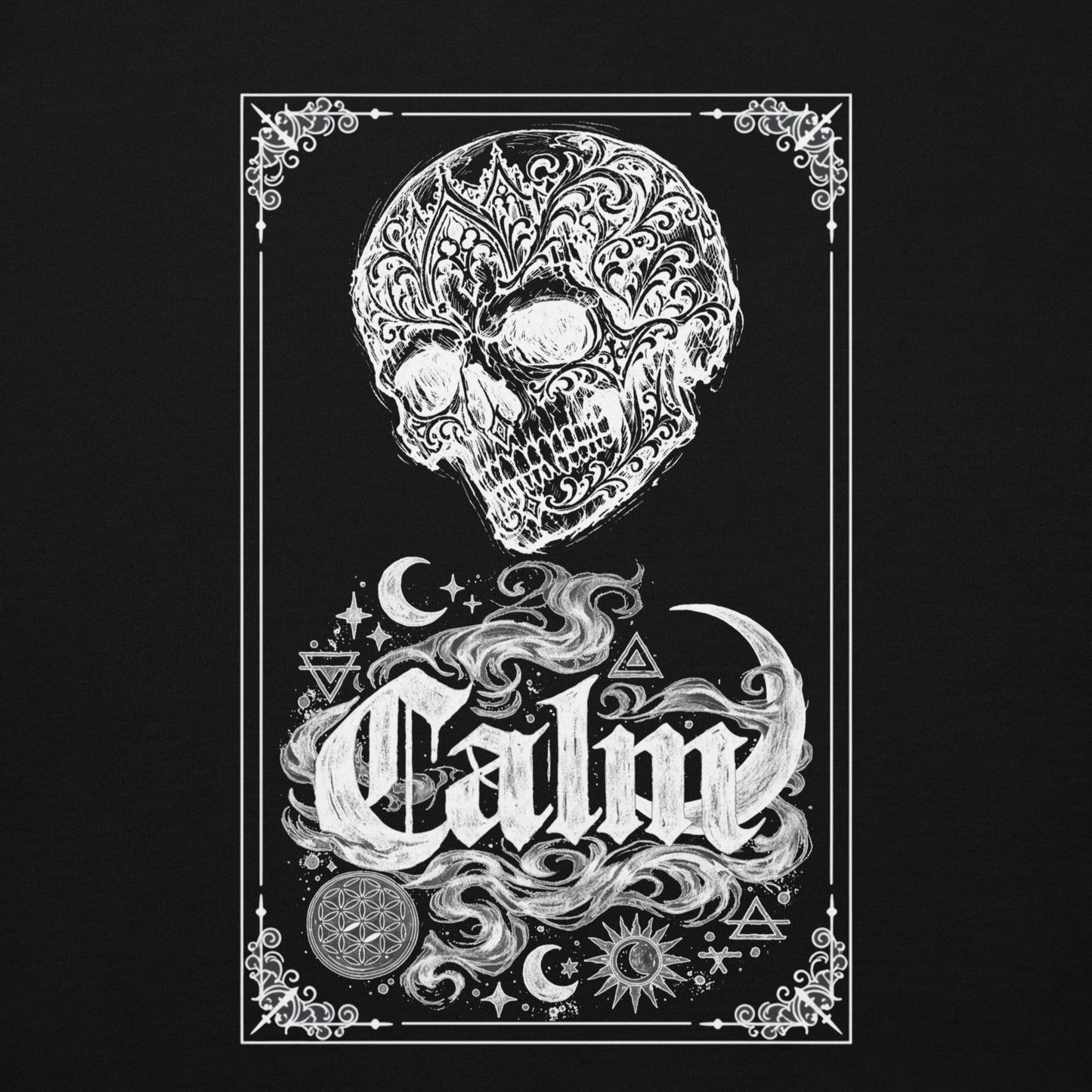 The Calm Presence Hoodie | Midnight Black