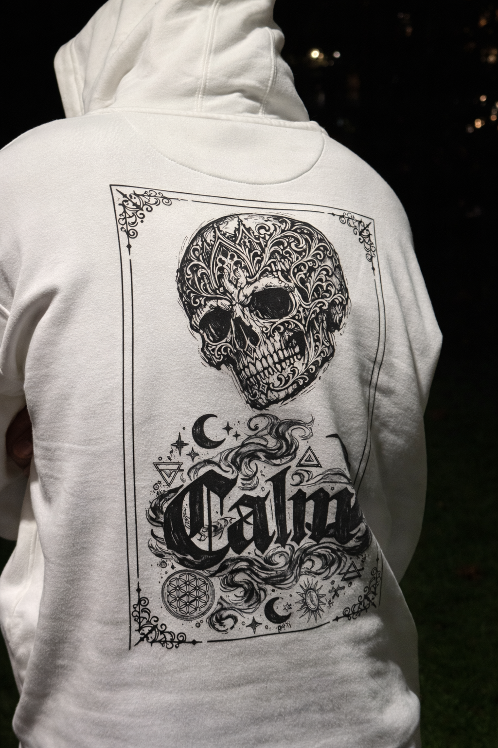 The Calm Presence Hoodie | Essence White